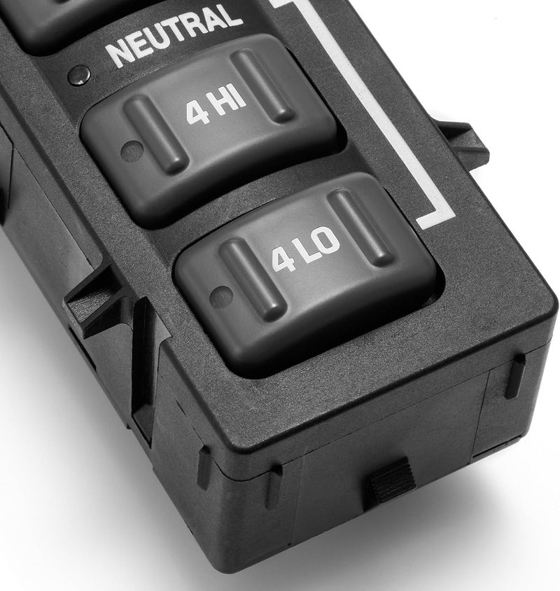 Lin Cin Yin 4WD Switch 4x4 Transfer Case Selector for 1999-2002 Chevy Silverado Suburban Avalanche Tahoe GMC Sierra 1500 2500 3500 Yukon Escalade Auto 4 Wheel Drive Switch Control 19168767,15709327,901062,TCA13 - Image 2